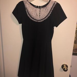 Midnight Hour black/whitelace dress from Hot Topic